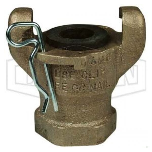 Air King Universal Hose End, 1/4 in, FNPT, Brass, Domestic